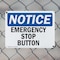 Signmission Emergency Stop Button, 10 in W x Rectangle, Plastic OS-2PACK-NS-P-710-L-11915 - alternate 4